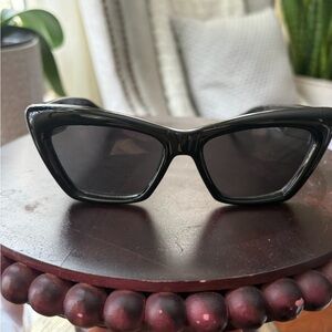 French Connection Women's Tilly cat-eye sunglasses in black